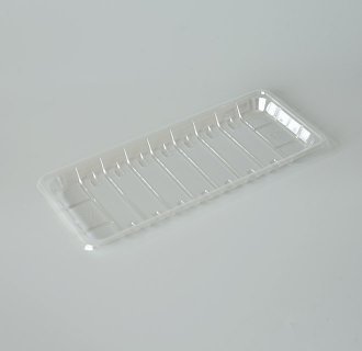 Plastic fruit tray MX-2410 Transparent