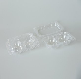 Plastic fruit container MX-S054