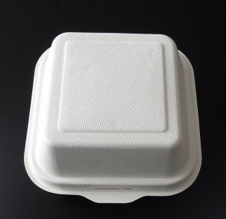 sugarcane food container bagasse clamshell MX-BG004