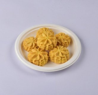 Biodegradable Compostable Paper Food Bagasse Sugarcane Serving Disposable Dishes Plates MX-BGT-02