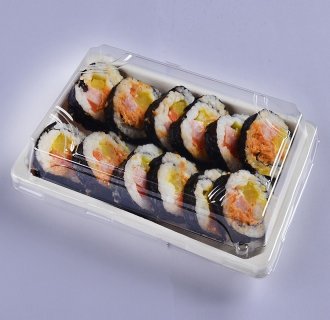 Eco Friendly Biodegradable Compostable Cake Sushi Packing Container MX-BGS001